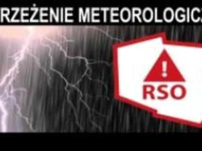 Ostrzeżenie meteorologiczne.