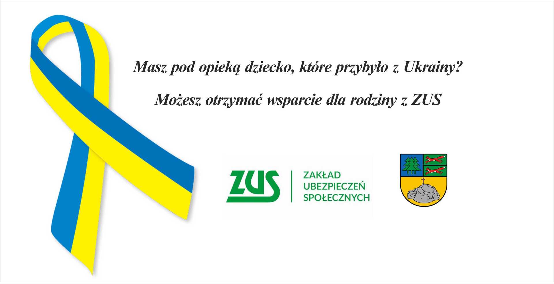wsparcie dla rodzin z Ukrainy od ZUS.