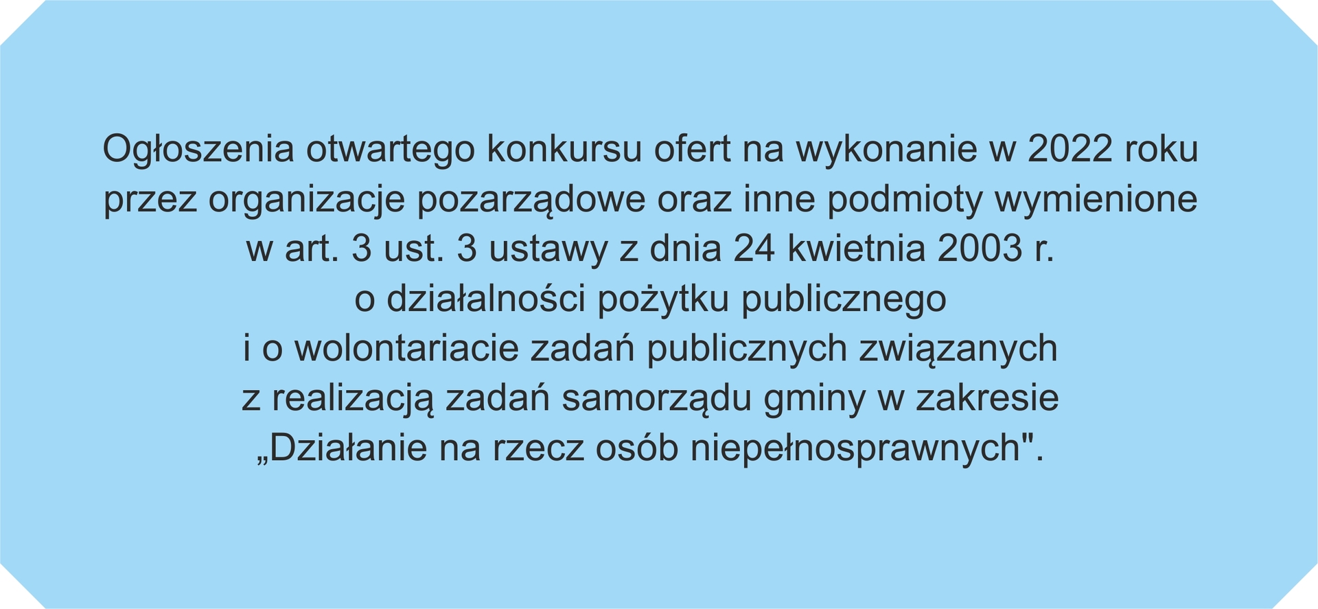 Otwarty Konkurs Ofert
