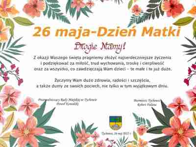Życzenia z okazji Dnia Matki.