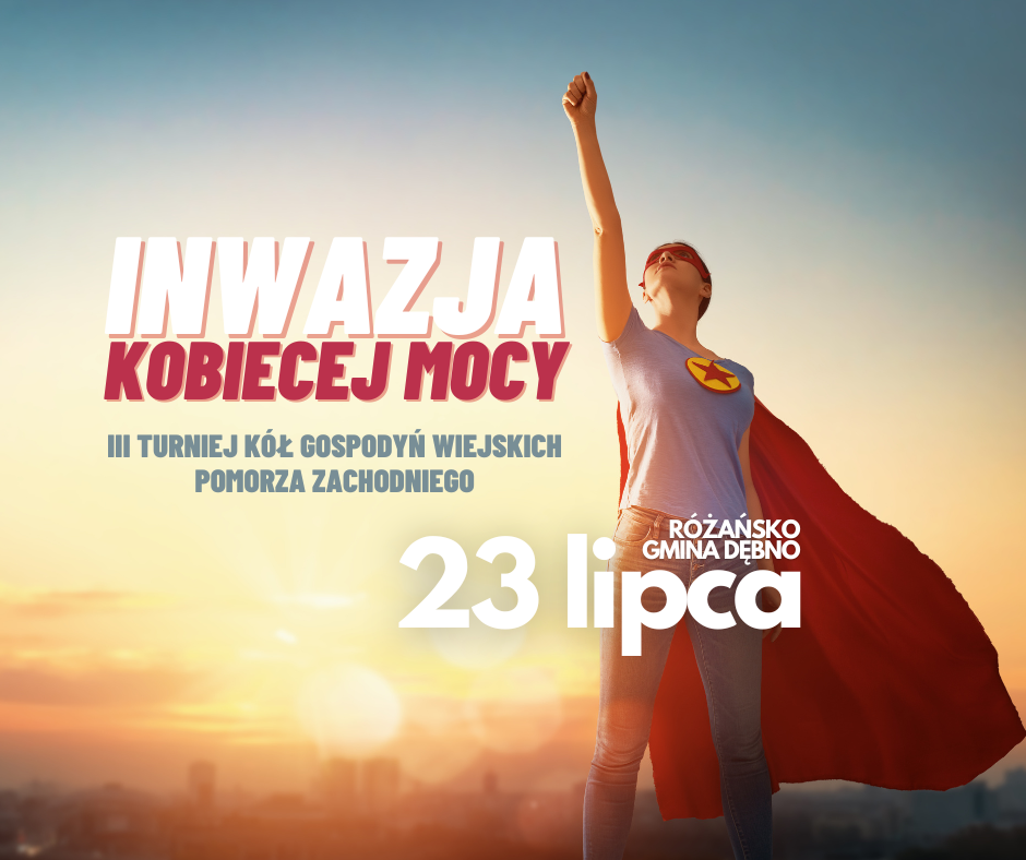 Plakat III Turniej Kół Gospodyń Wiejskich Pomorza Zachodniego.