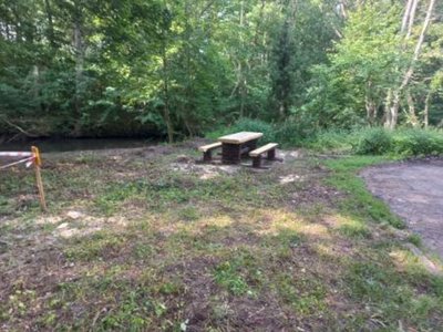 Przystań kajakowa w miejscowości Osówko. 