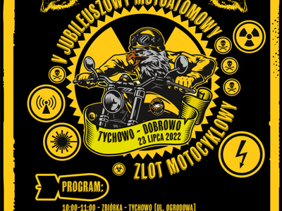 V Motoatomowy Zlot Motocyklowy - plakat