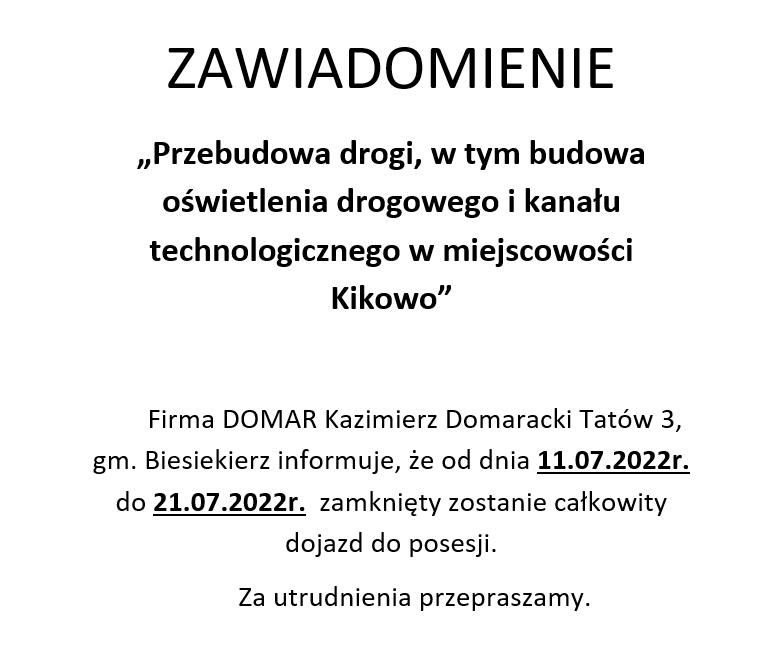 Zawiadominie 