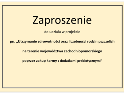 Zaproszenie dla pszczelarzy