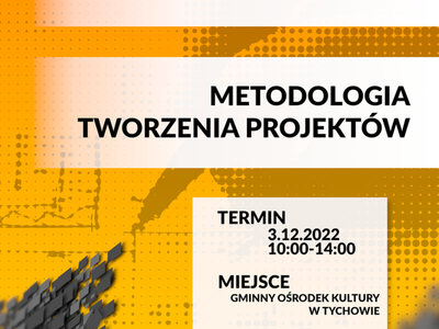 Plakat informujący o szkoleniu