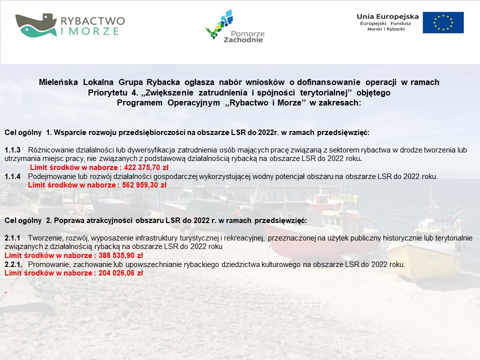 Ogłoszenie naboru wniosków