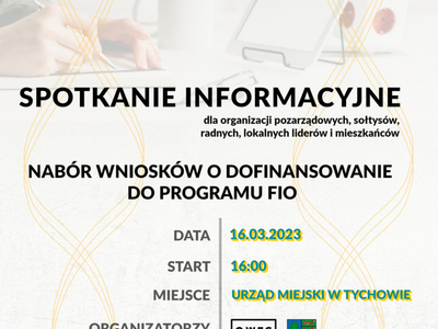 Plakat - zaproszenie na szkolenie