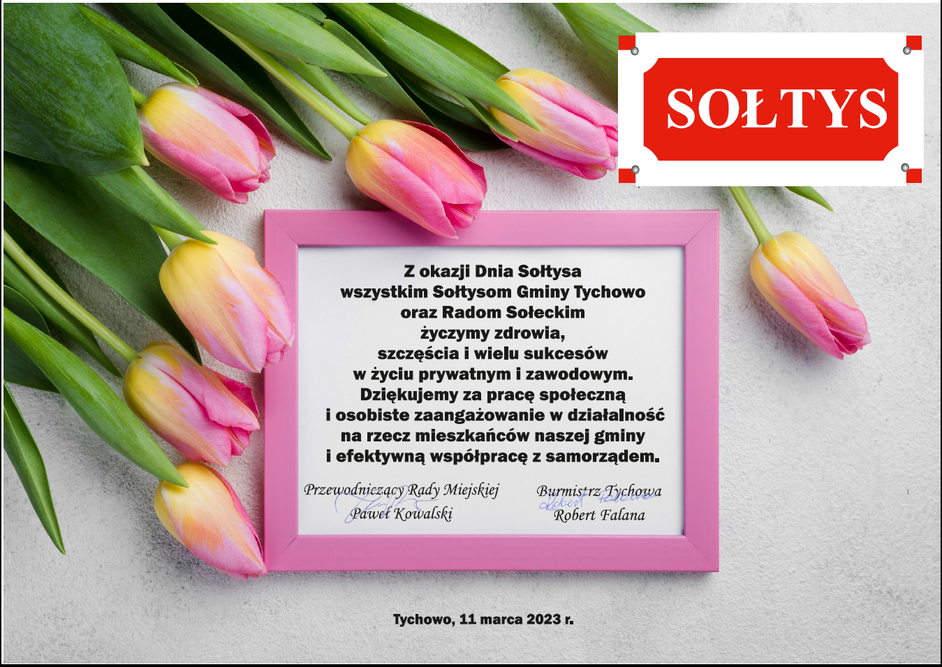 życzenia z okazji Dnia Sołtysa