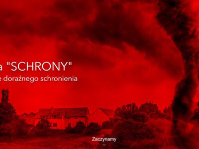Aplikacja "SCHRONY" Znajdź miejsce doraźnego schronienia