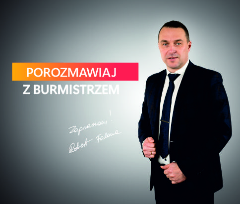 Na zdjęciu Robert Falana, Burmistrz Tychowa