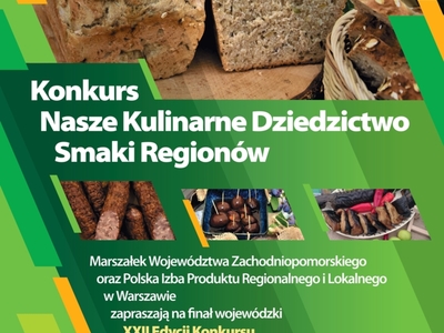 Plakat Konkursu „Nasze Kulinarne Dziedzictwo – Smaki Regionów”