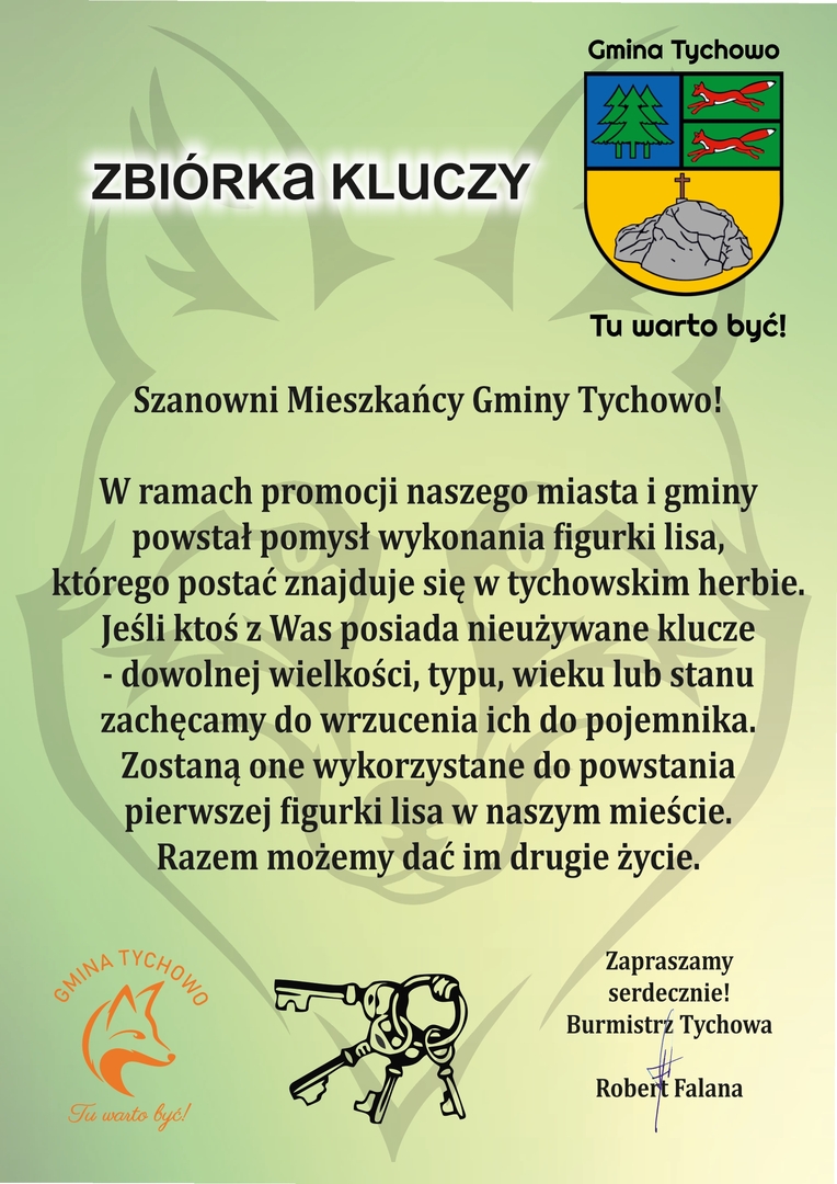 Zbiórka kluczy - plakat