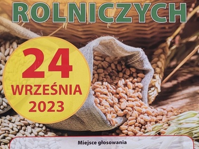 Wybory do Izb Rolniczych -24 września 2023 - Urząd Miejski w Tychowie