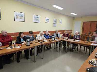 uczestnicy spotkania w Urzędzie Miejskim w Tychowie