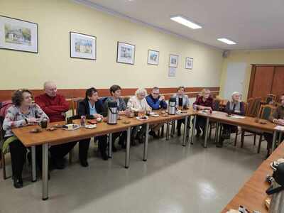 uczestnicy spotkania w Urzędzie Miejskim w Tychowie