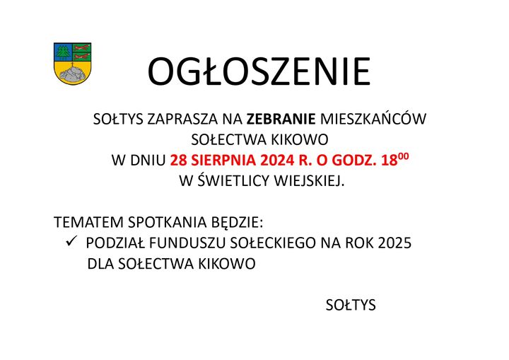 Ogłoszenie