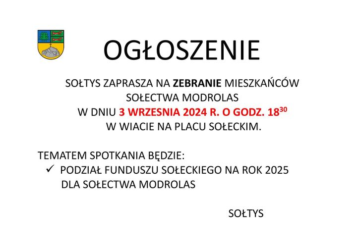 Ogłoszenie
