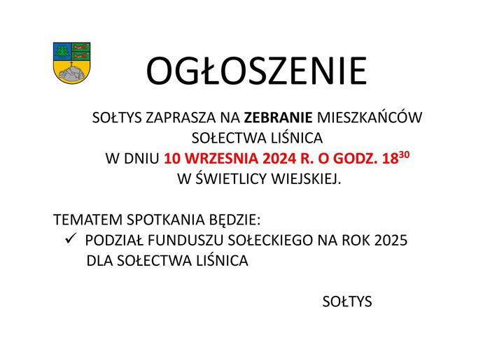 Ogłoszenie