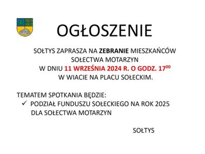 Ogłoszenie