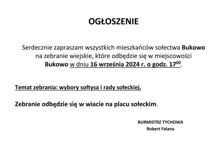Ogłoszenie