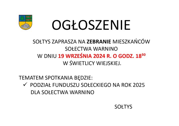 Ogłoszenie