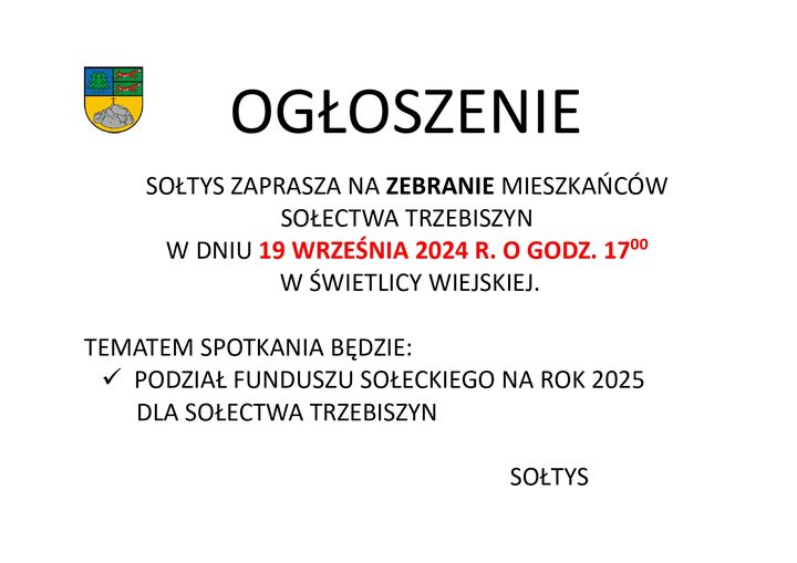 Ogłoszenie