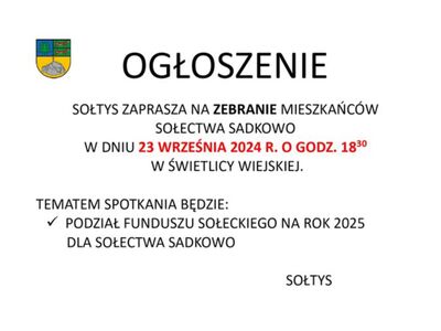 Ogłoszenie