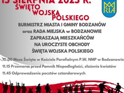 15 sierpnia 2025 r. Święto Wojska Polskiego