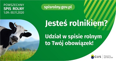  Udział w spisie rolnym to Twój obowiązek ! 