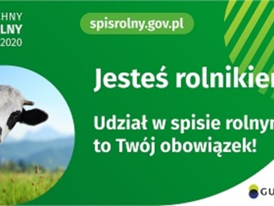 Udział w spisie rolnym to Twój obowiązek !