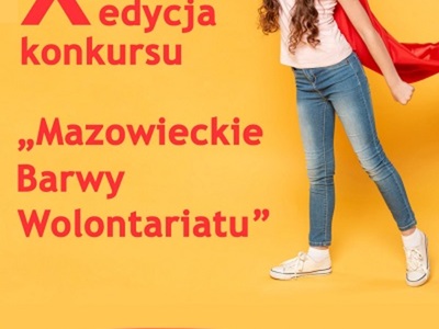 X edycja konkursu "Mazowieckie Barwy Wolontariatu"