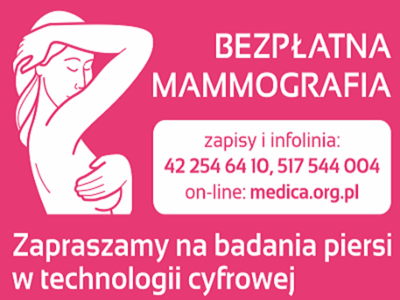 Bezpłatne badania mammograficzne
