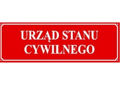Tablica Urzędu Stanu Cywilnego