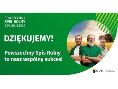 Podziękowania za spis rolny