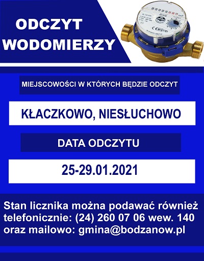 Odczyt wodomierzy