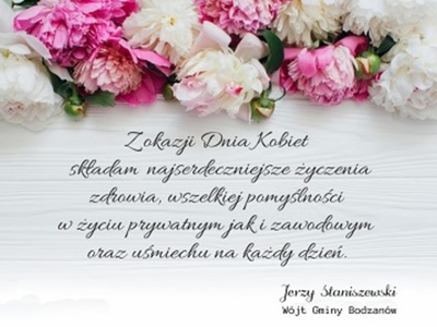 Życzenia kwiaty