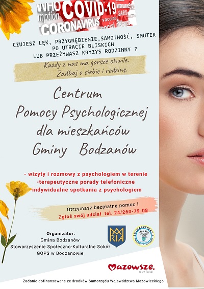 centrum pomocy psychologicznej dla mieszkancow gminy bodzanów