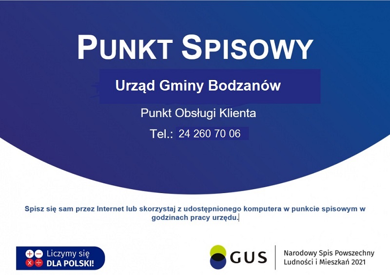 Punkt spisowy Bodzanów