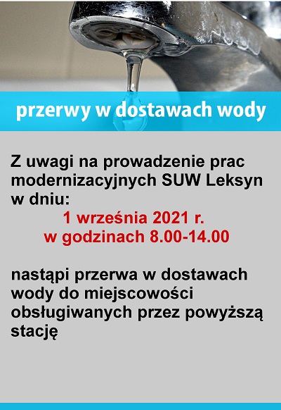 Przerwa w dostawie wody
