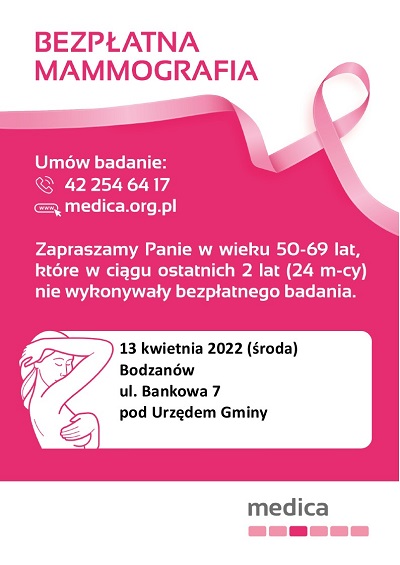 Plakat mammografia