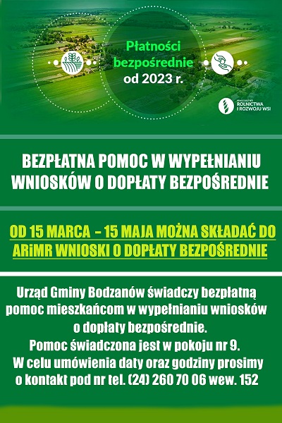 Plakat dopłaty