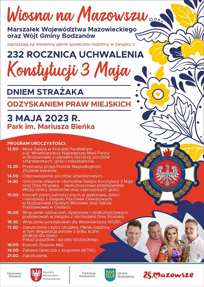 Plakat Wiosna na Mazowszu