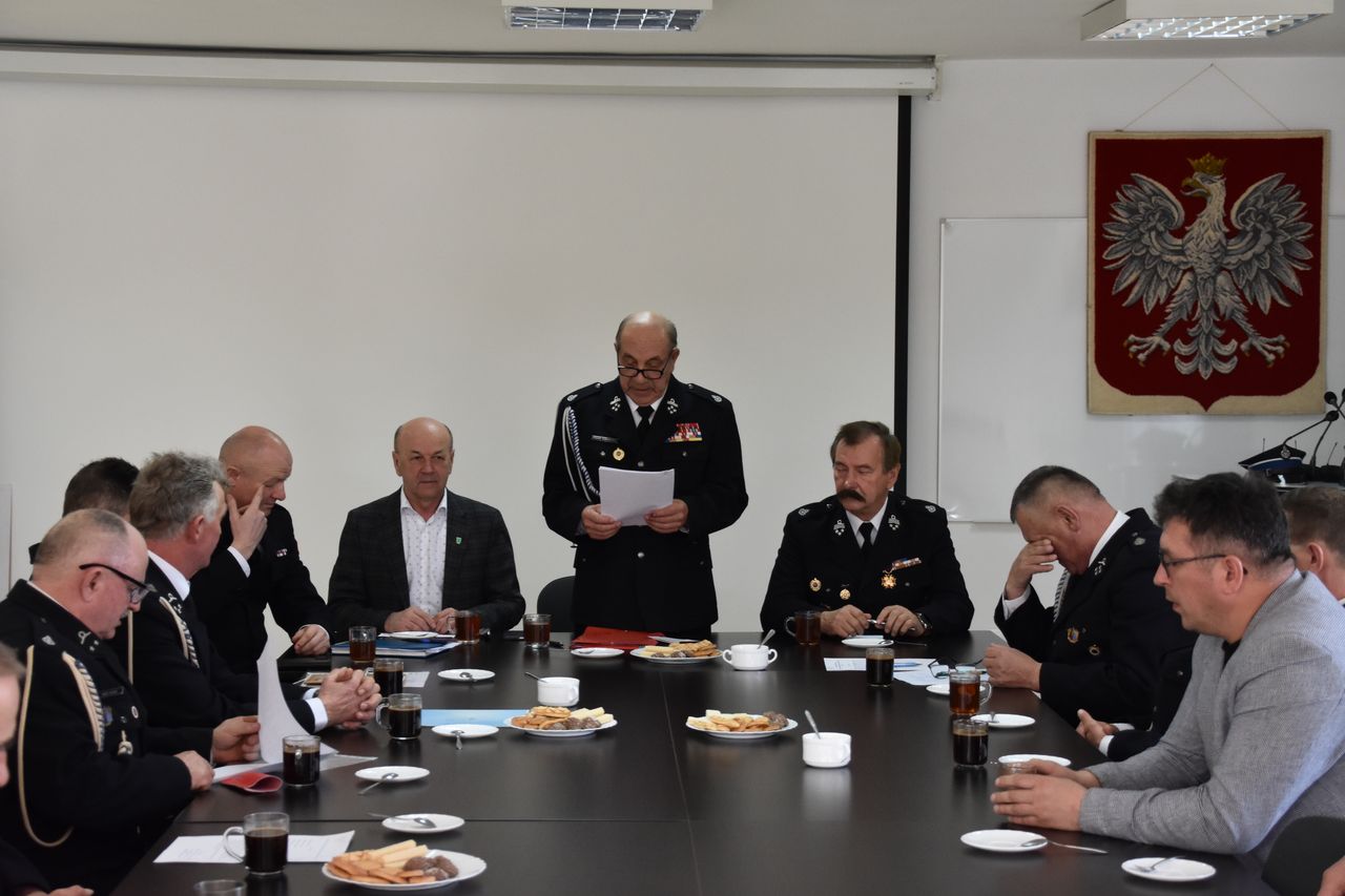 Doroczne zebranie strażaków