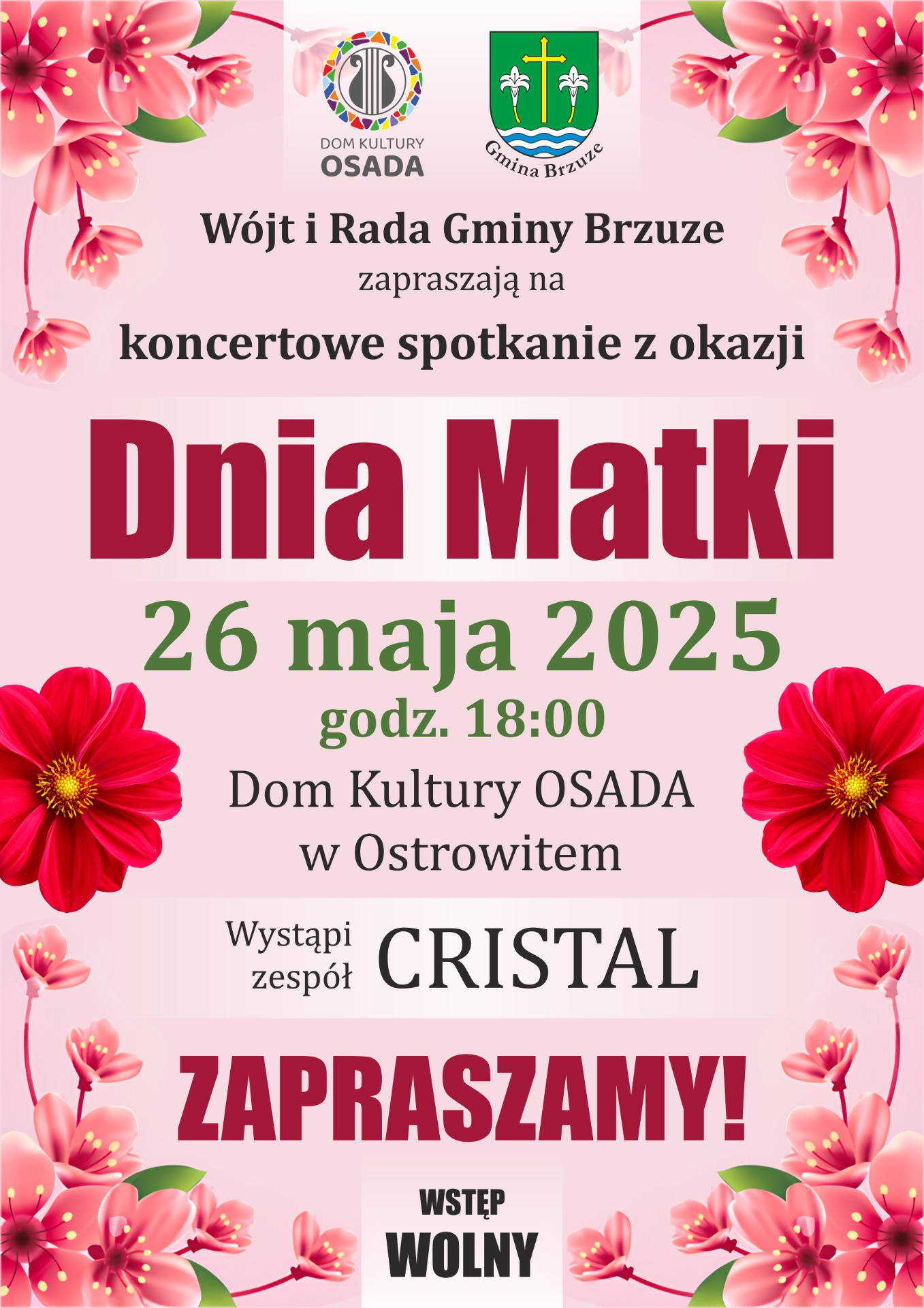 Koncertowe spotkanie z okazji Dnia Matki
