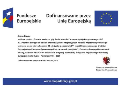 Plakat Funduszy Europejskich