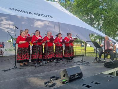 przegląd zespołów ludowych w Ugoszczu