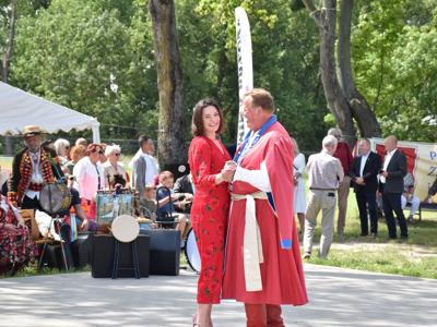 przegląd zespołów ludowych w Ugoszczu