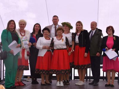 Dożynki Gminne w Trąbinie gmina Brzuze