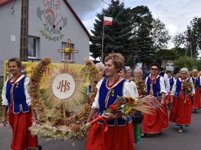 Dożynki Gminne w Trąbinie gmina Brzuze